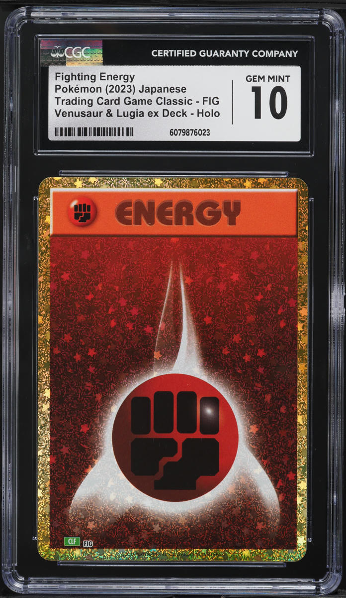 2023 Pokemon Japanese TCG Classic Collection Holo Fighting Energy CGC 10 GEM on Fanatics Collect 2023 Pokemon Japanese TCG Classic Collection Holo Fighting Energy CGC 10 GEM on Fanatics Collect