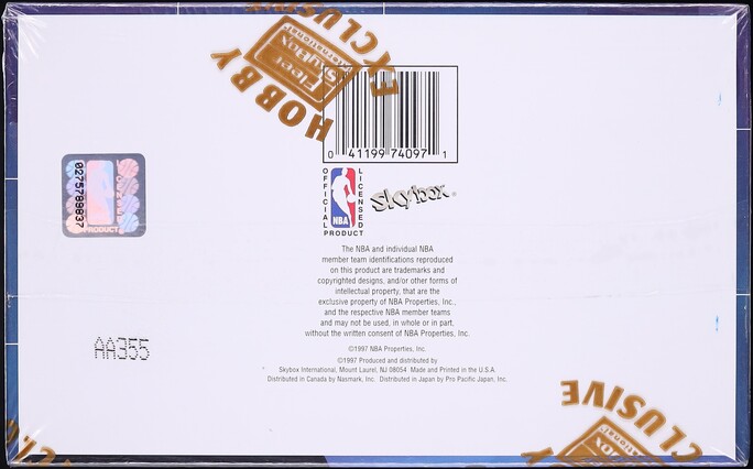 1997 Metal Universe Series 1 Basketball Sealed Hobby Box, Jordan Kobe PMG?