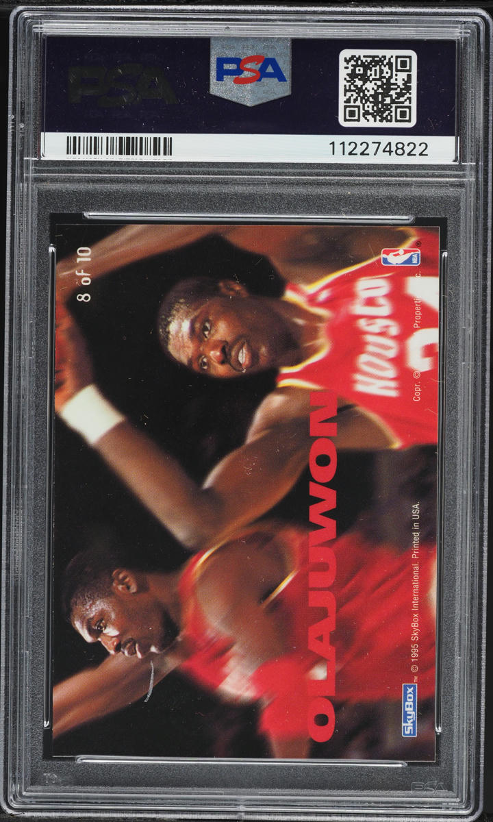 1994 Skybox Emotion N-Tense Hakeem Olajuwon #8 PSA 9 MINT