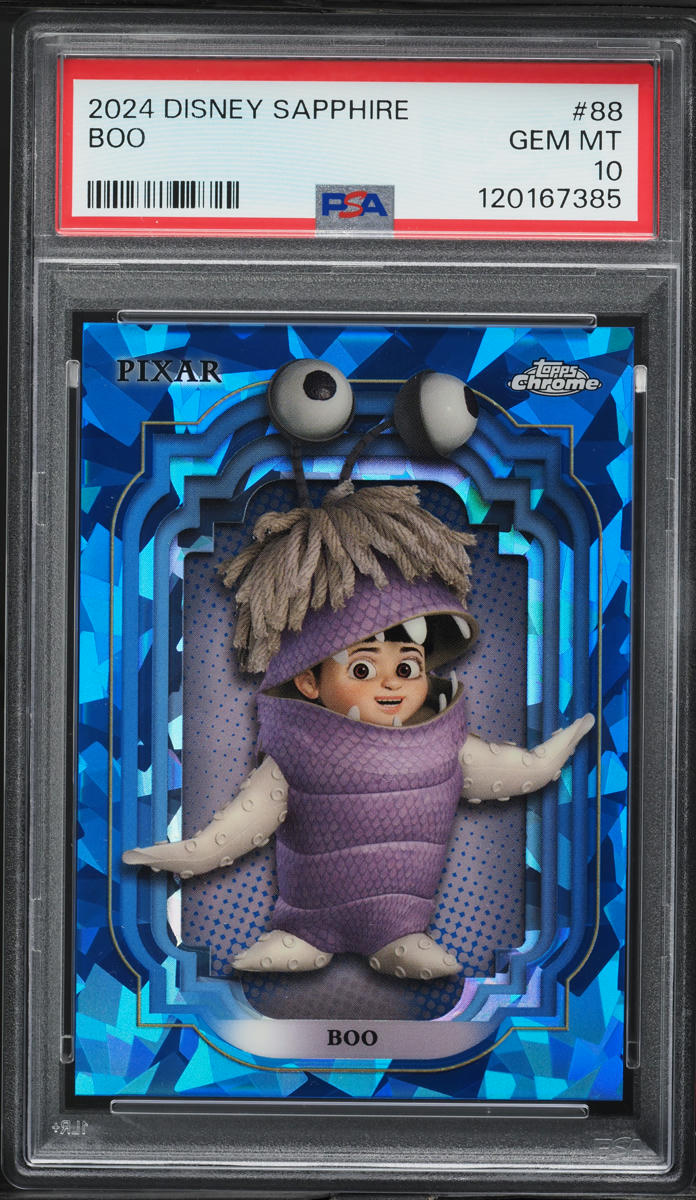 2024 Topps Chrome Disney Sapphire Boo #88 PSA 10 GEM MINT