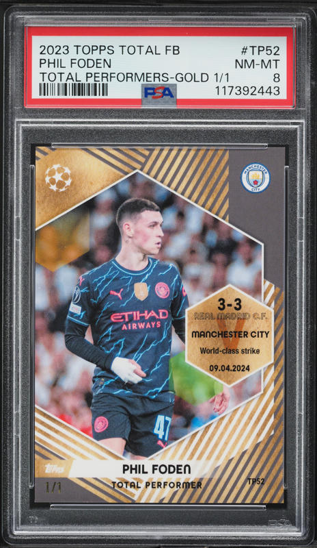 2018 Donruss Press Proof Silver Phil Foden ROOKIE #179 PSA 10 GEM