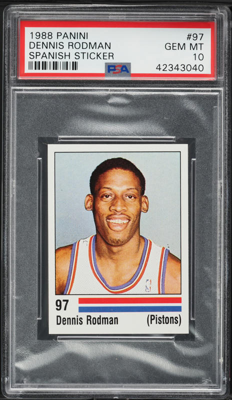 1998 Metal Universe Precious Metal Gems PMG Dennis Rodman /50 #16