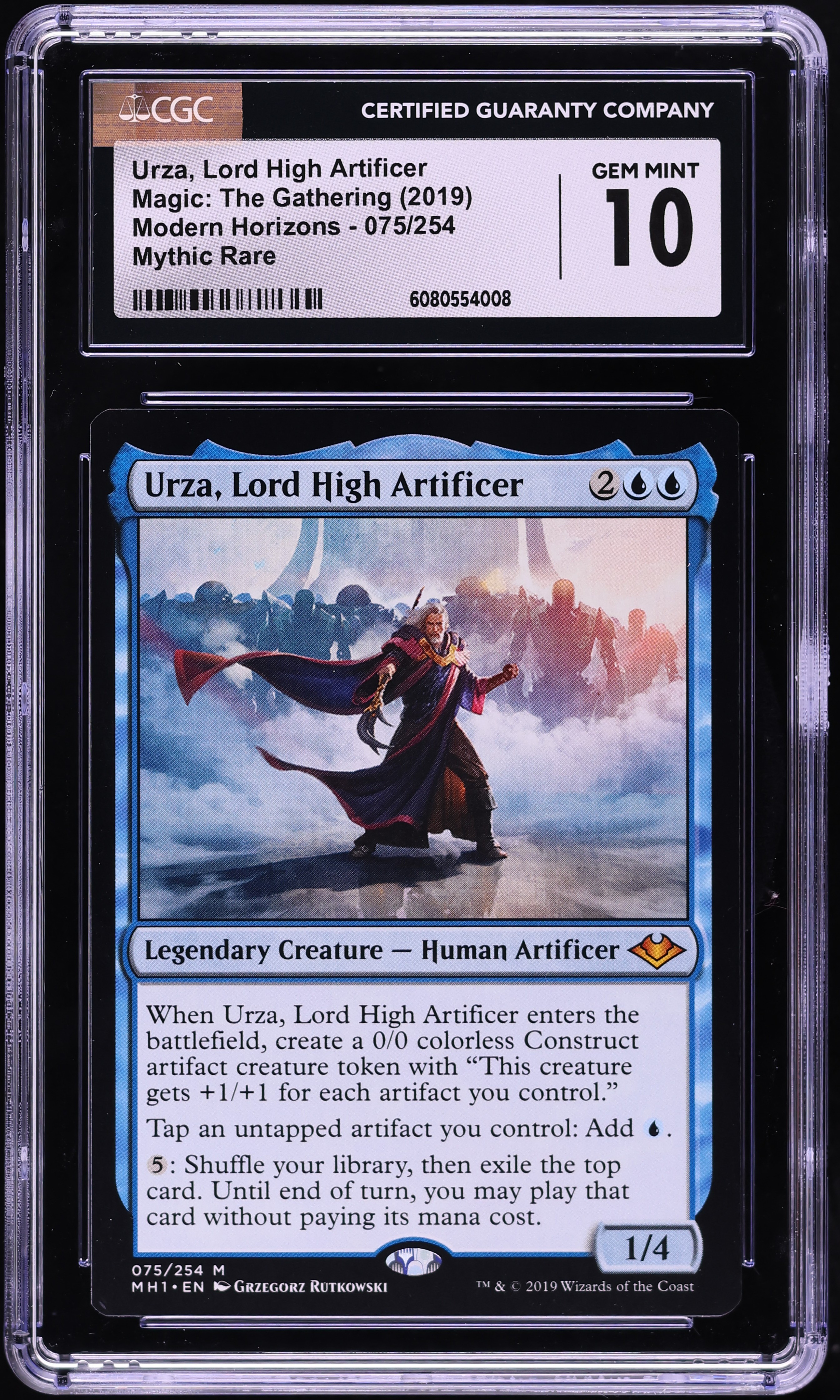 Urza, Lord High Artificer Modern Horizons MH1-EN-075 Mythic Rare Mint MTG Card