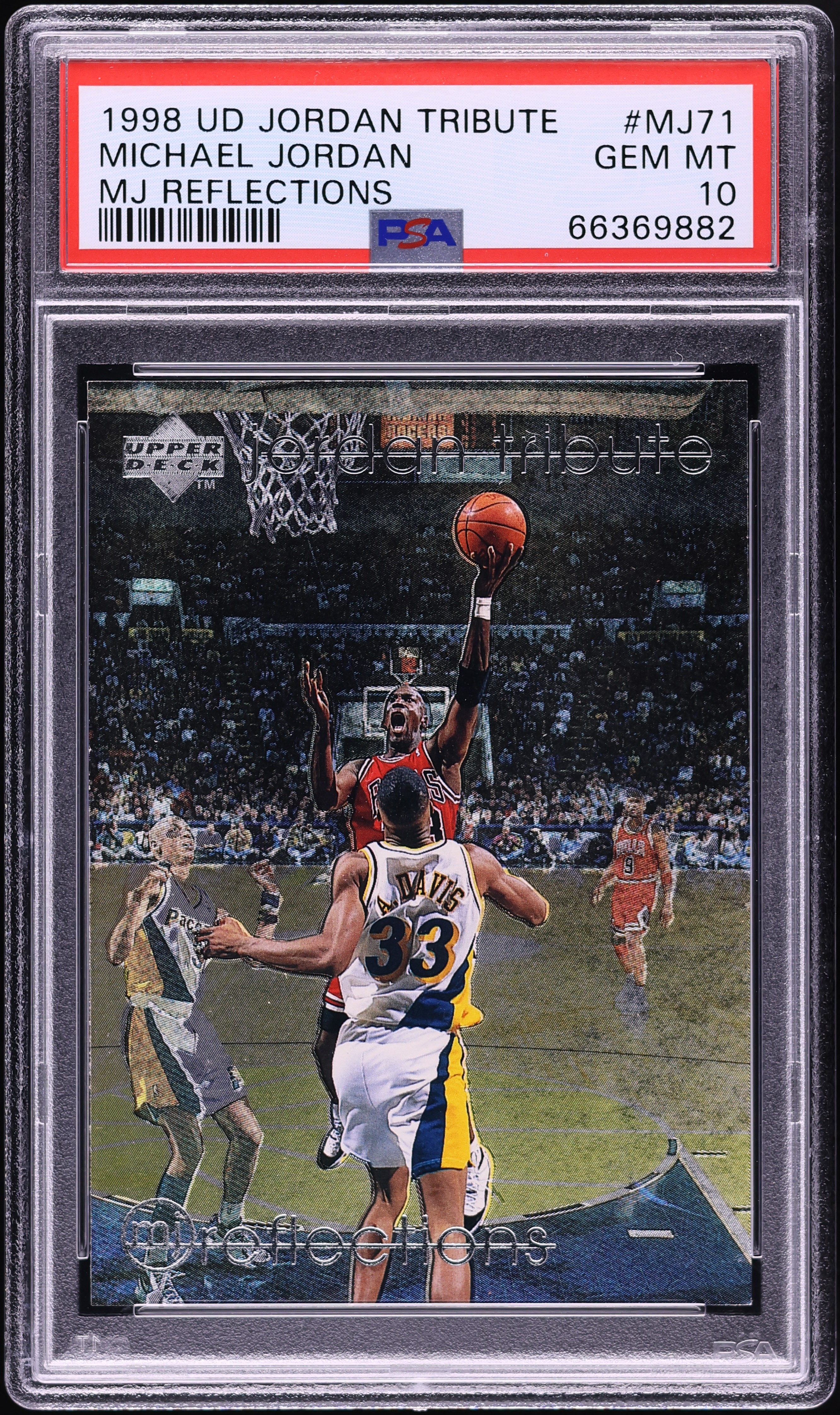 1998 Upper Deck Jordan Tribute MJ Reflections Michael Jordan #MJ71