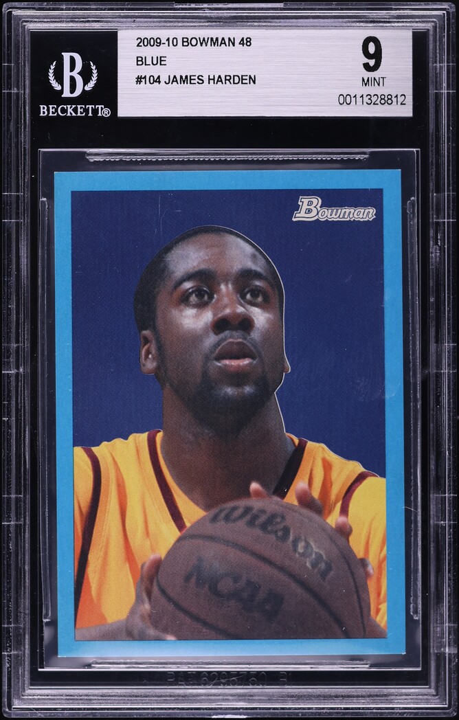 2009 Bowman '48 Blue James Harden ROOKIE /1948 #104 BGS 9 MINT