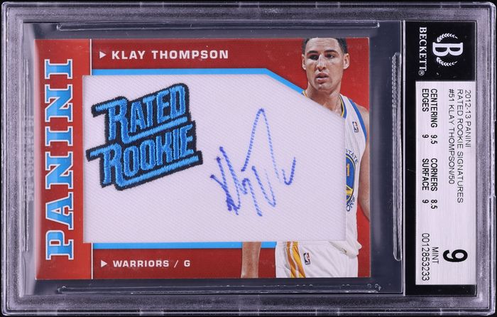 2012 Immaculate Collection Red Klay Thompson ROOKIE PATCH AUTO /25