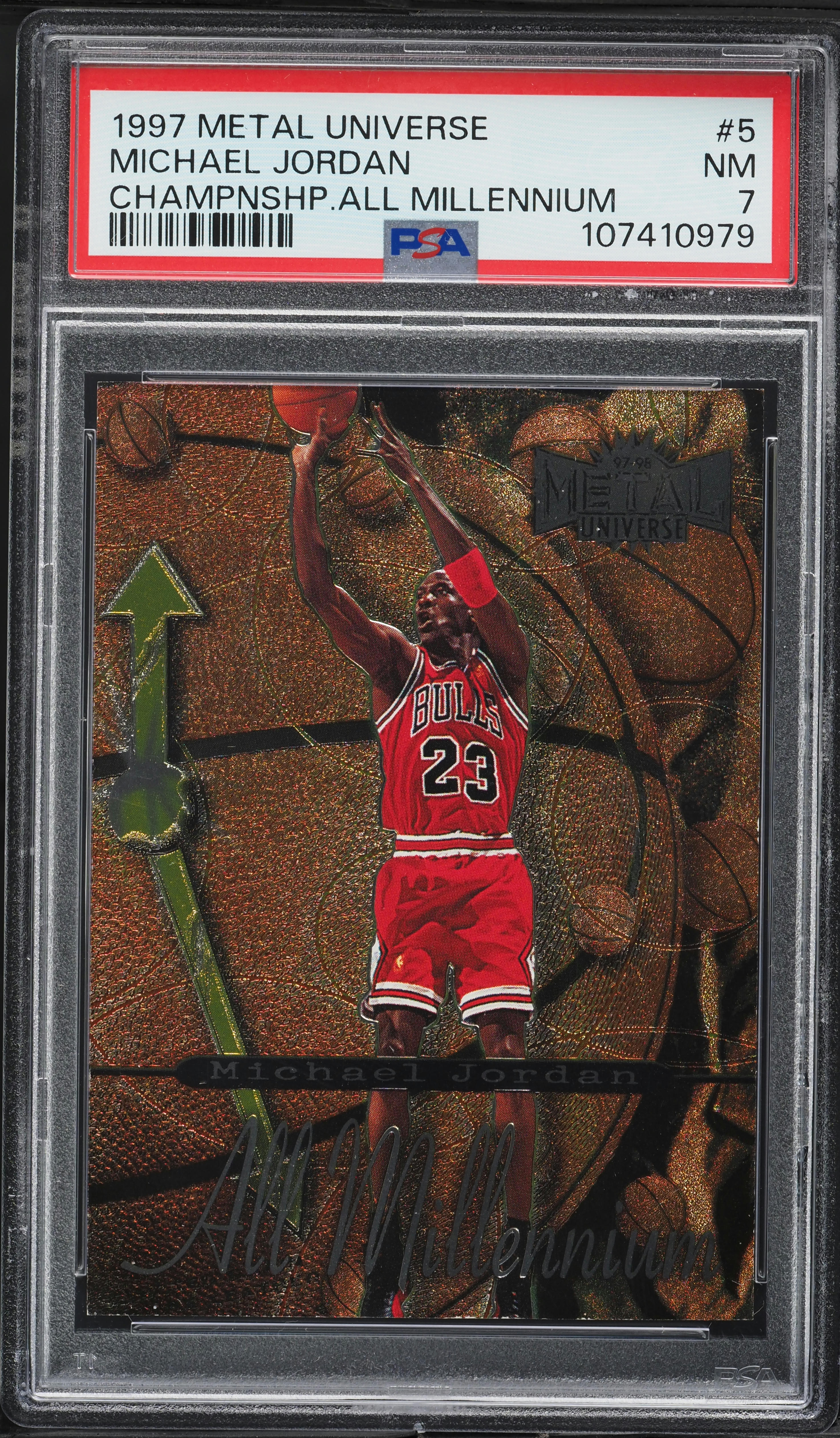 1997 Metal Universe Championship All Millennium Michael Jordan #5
