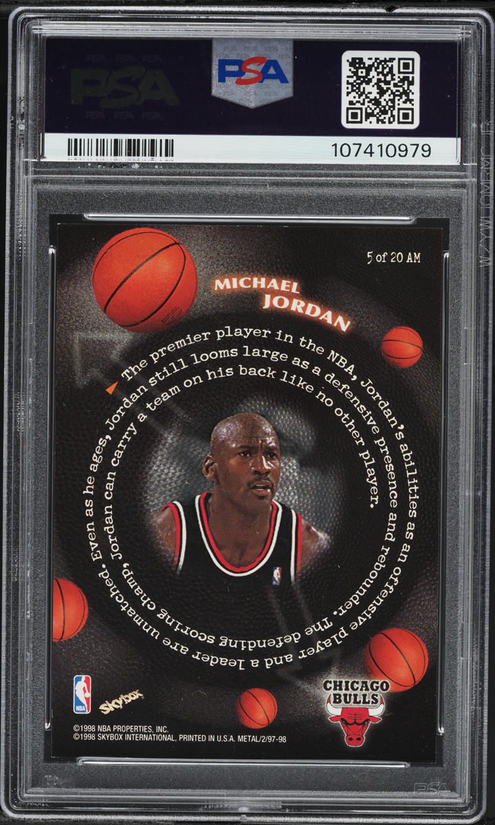 1997 Metal Universe Championship All Millennium Michael Jordan #5