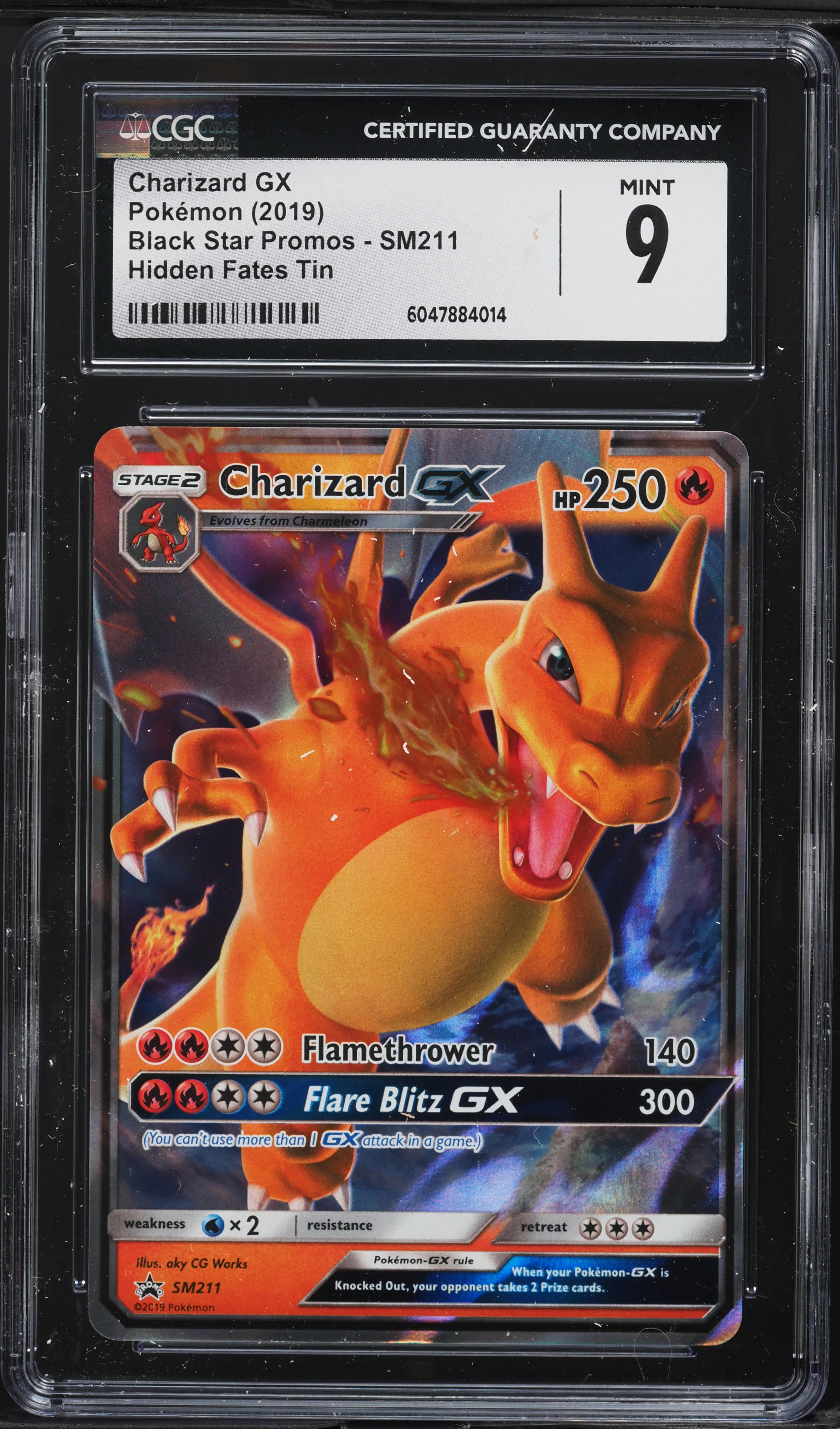 2019 Pokemon SM Black Star Promo Hidden Fates Tin Full Art