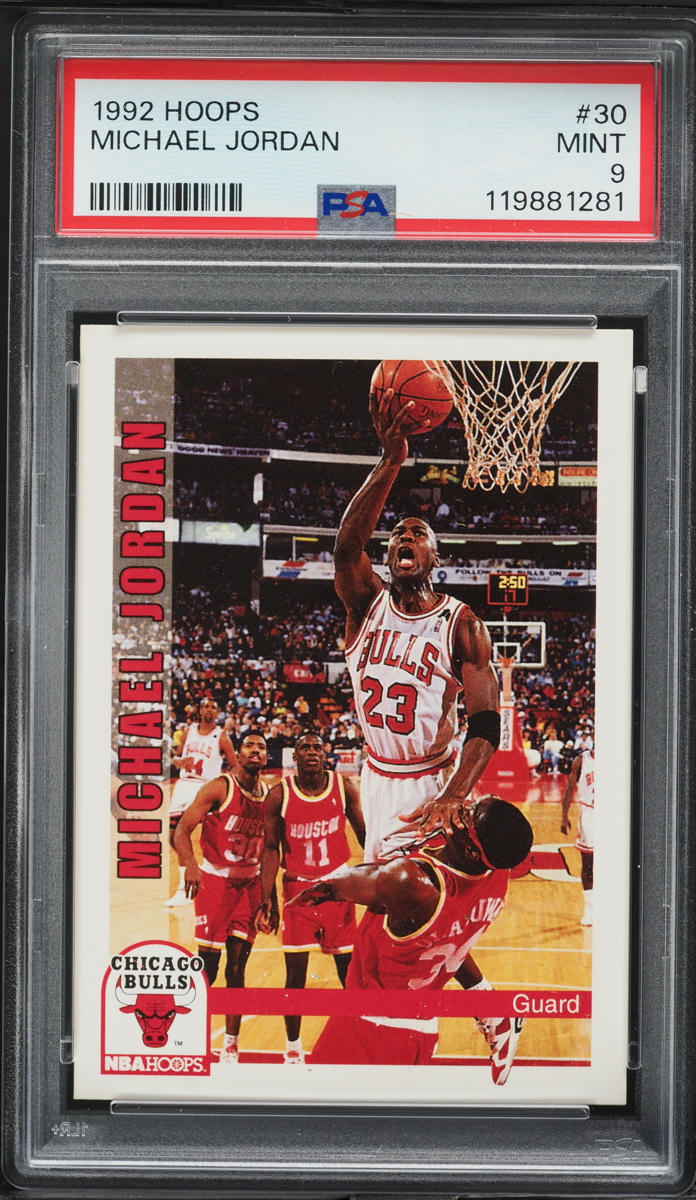 1992 Hoops Michael Jordan #30 PSA 9 MINT