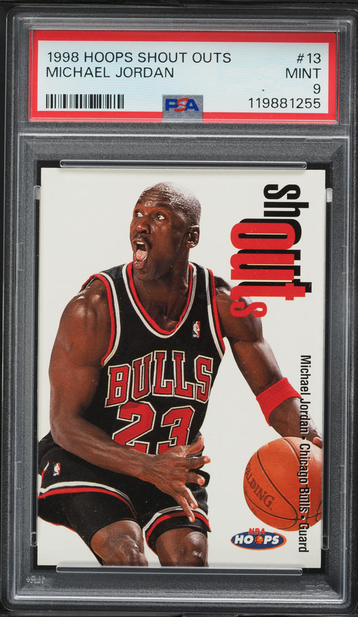 1998 Hoops Shout Outs Michael Jordan #13 PSA 9 MINT on Fanatics
