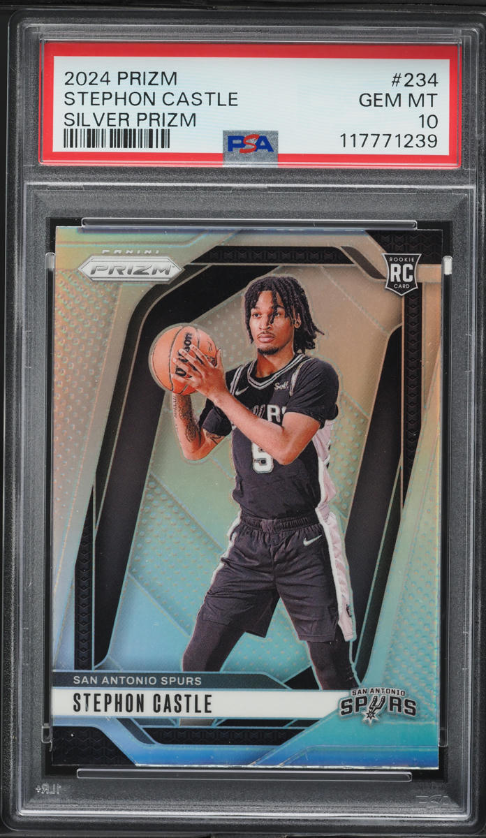 2024 Panini Prizm Silver Stephon Castle ROOKIE #234 PSA 10 GEM MINT