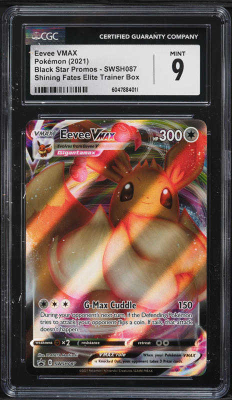 eevee pokemon card value 2021 Eevee VMAX - SWSH087 - SWSH: Sword & Shield Promo Cards