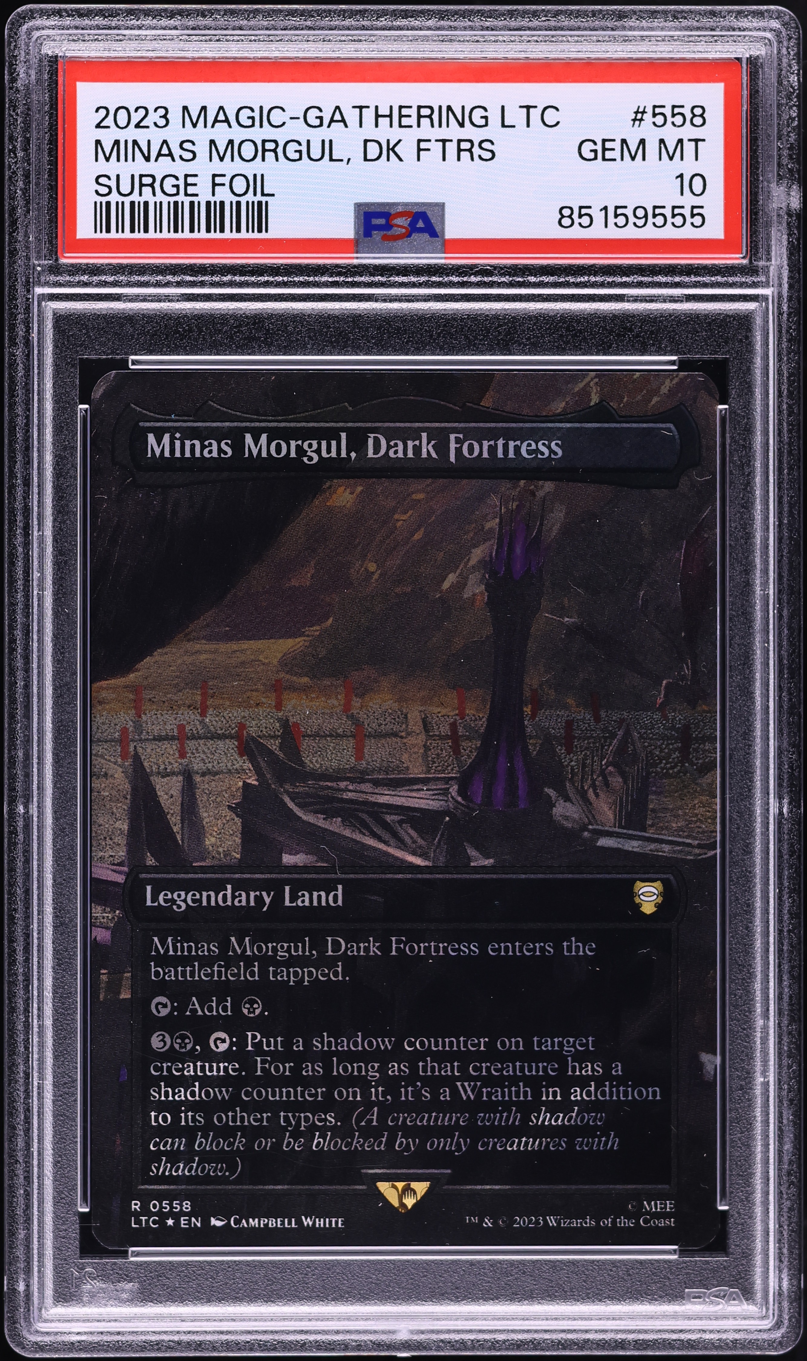 2023 MTG Tales Of Middle Earth Surge Foil Minas Morgul Dark