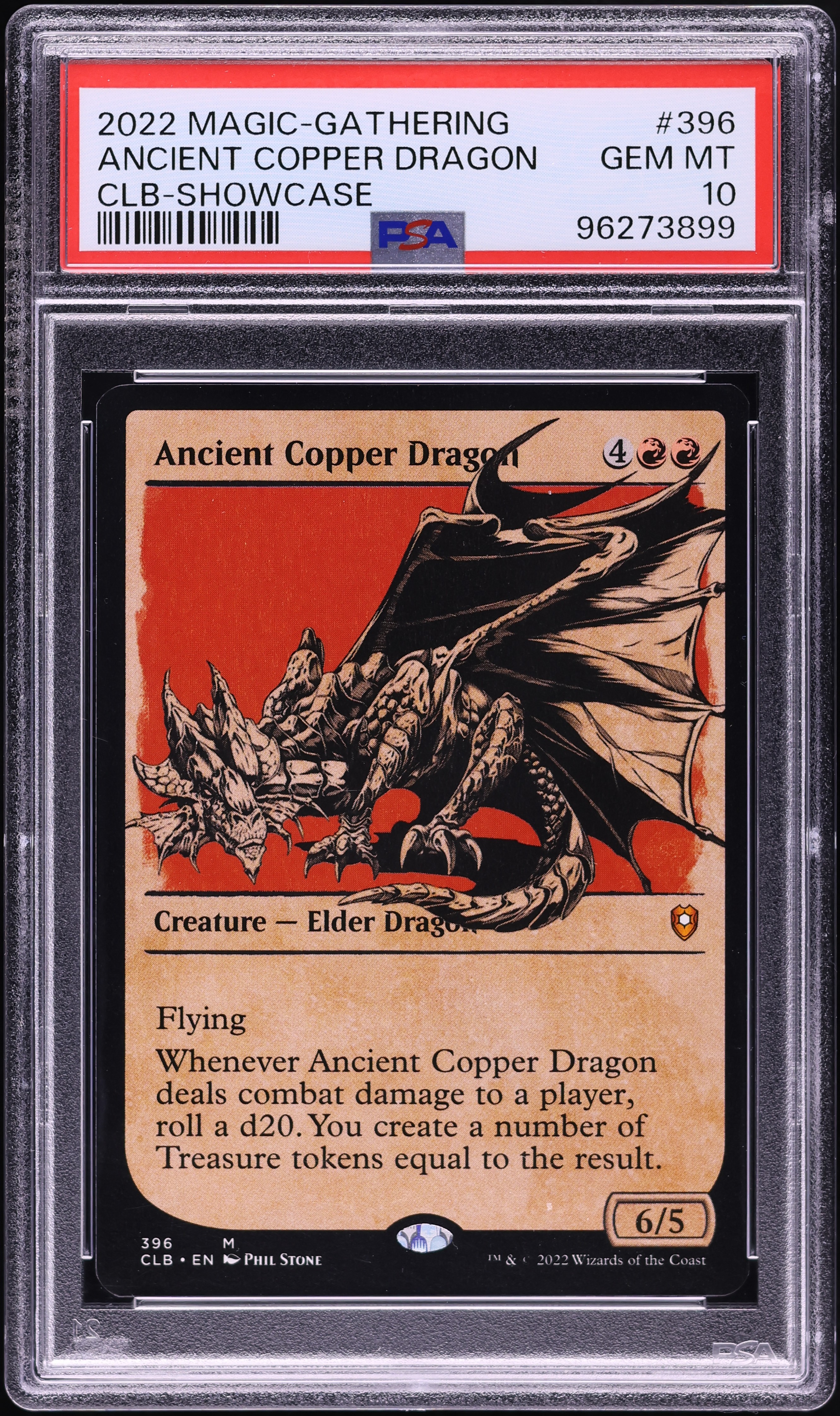 2022 MTG Commander Legends Baldur's Gate Showcase Ancient Copper