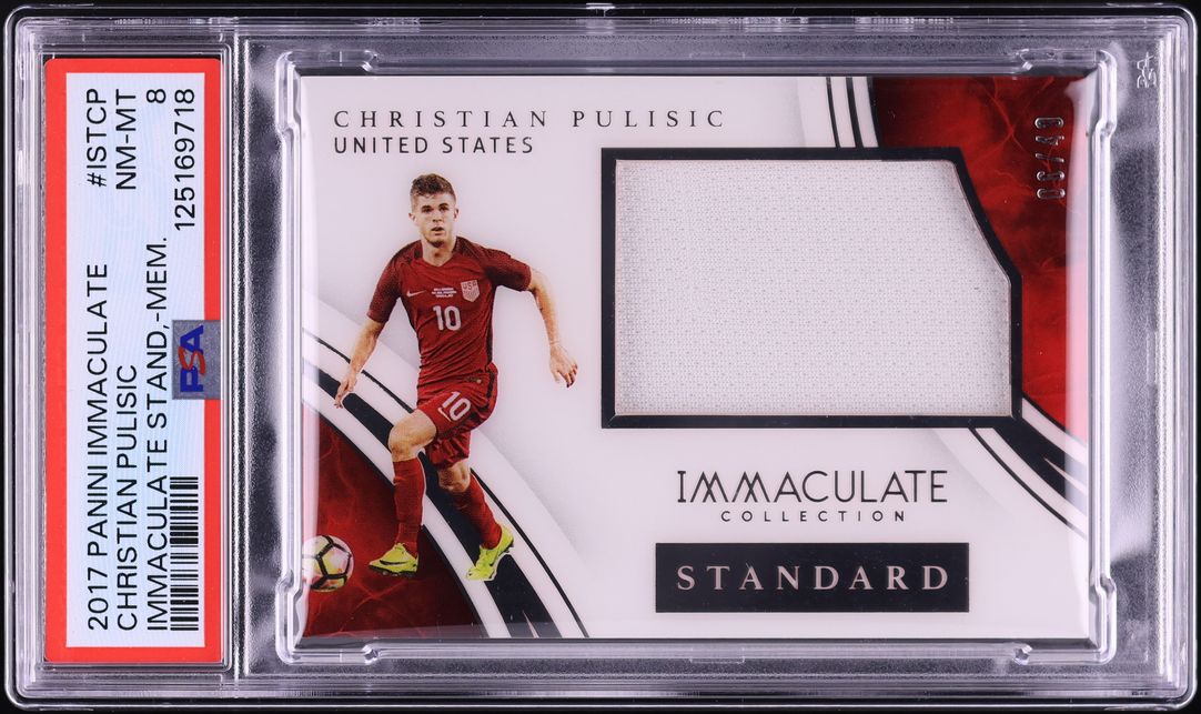 Christian Pulisic RC プリシッチ ルーキーカード　鑑定済み 2017 Immaculate Collection Standard Christian Pulisic ROOKIE PATCH
