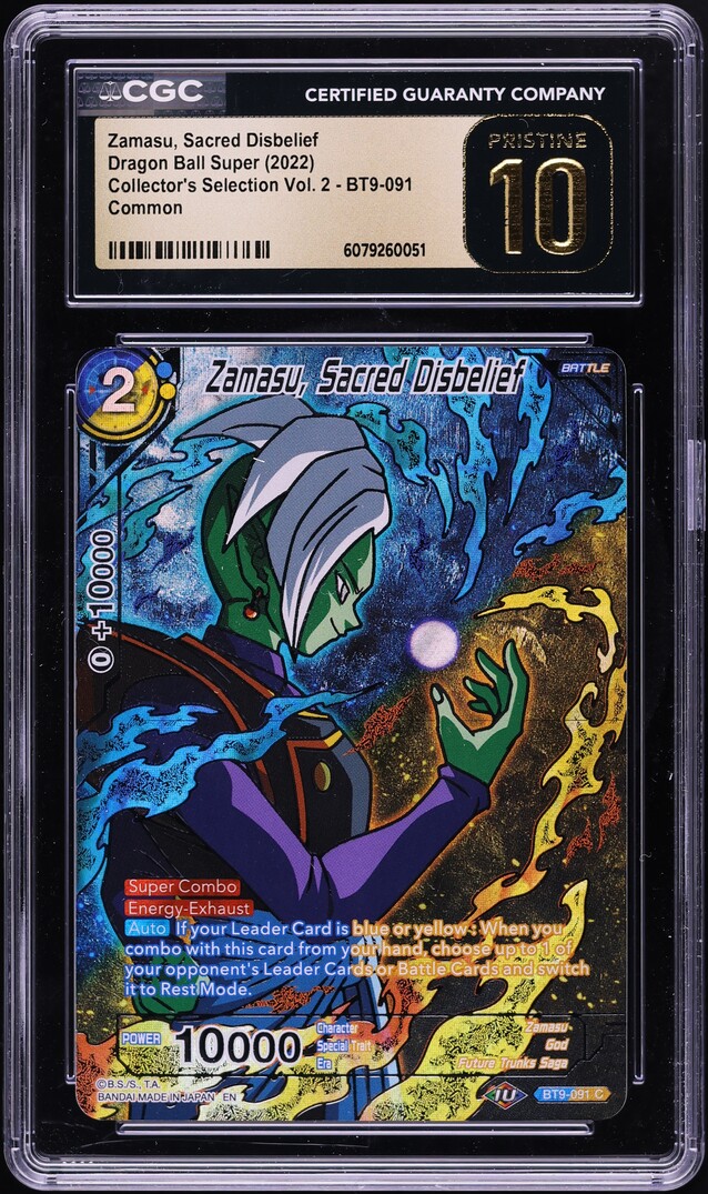 2022 Dragon Ball Super Collector's Selection Vol. 2 Zamasu Sacred Disbelief  CGC 10 PRISTINE on Fanatics Collect