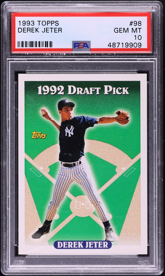 1993 Topps Derek Jeter ROOKIE #98 PSA 10 GEM MINT