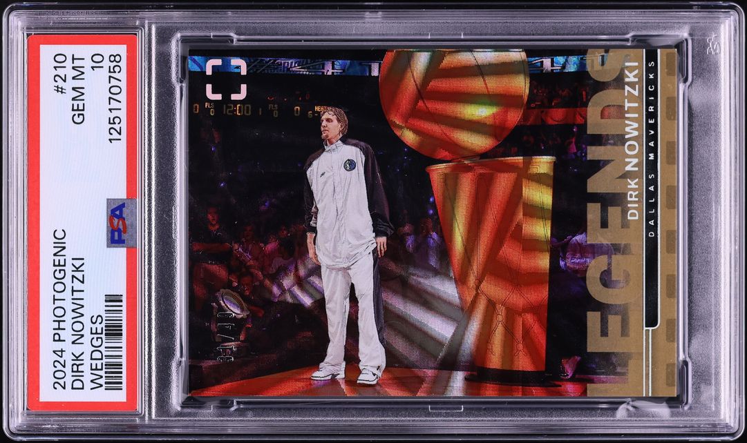 2024 Panini Photogenic Wedges Dirk Nowitzki /49 #210 PSA 10 GEM MINT