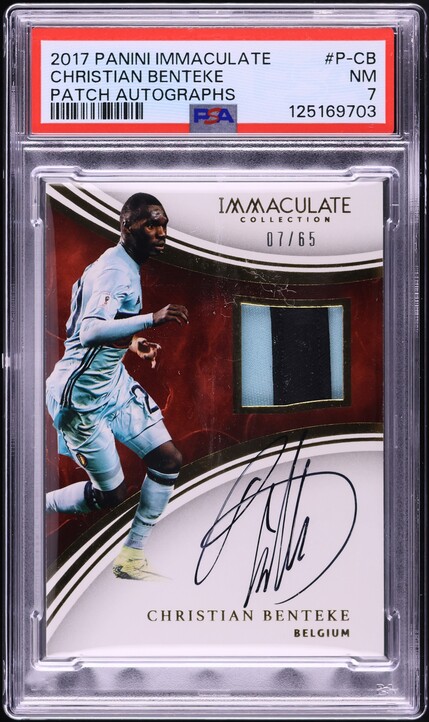 2017 Immaculate Soccer White Box Cristiano Ronaldo PATCH AUTO 1/1