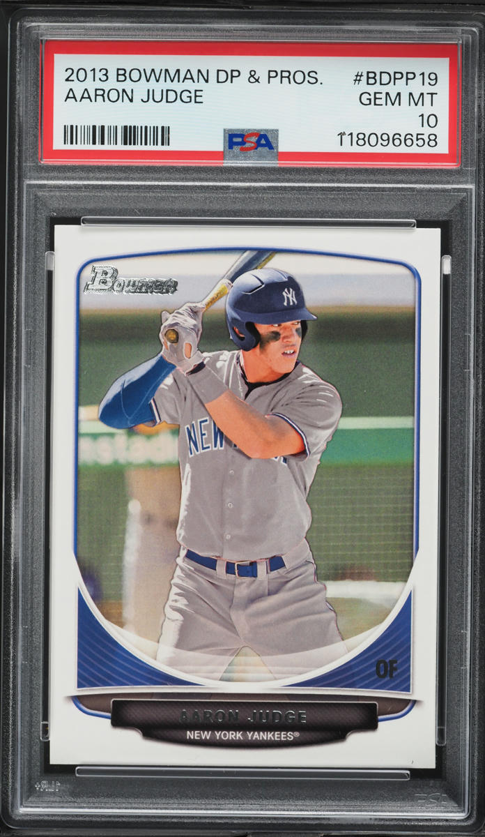 2013 Bowman Draft Picks Aaron Judge PROSPECT #BDPP19 PSA 10 GEM MINT