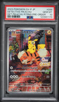 2023 Pokemon Japanese SV Promo Pre-Order Detective Pikachu #98 PSA