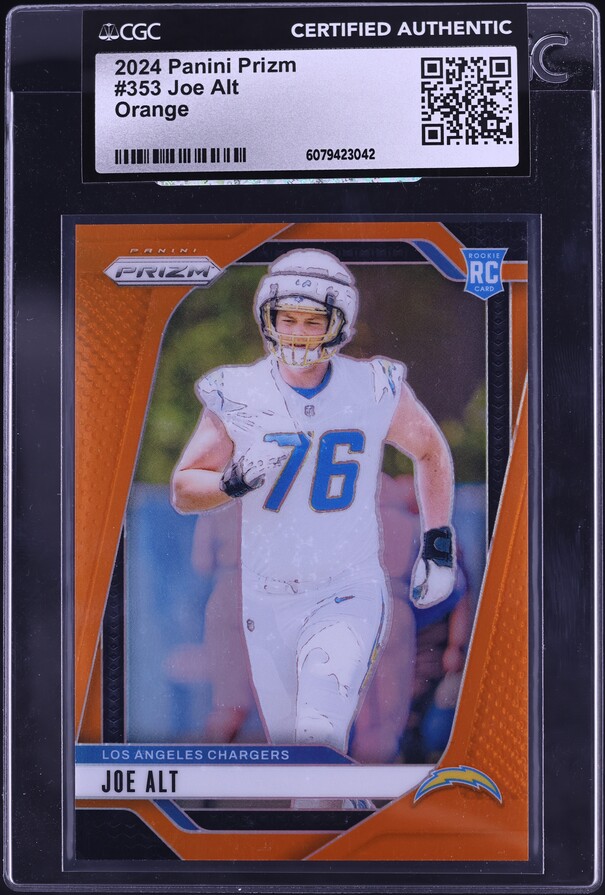 2024 Panini Prizm Orange Joe Alt ROOKIE /249 #353 CGC AUTH on