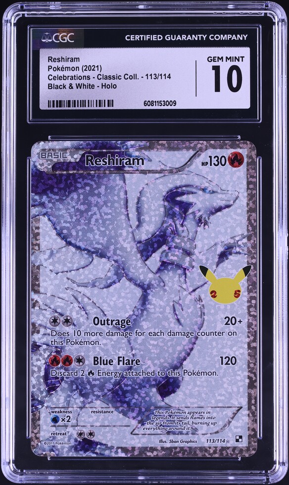 2021 reshiram pokemon card Japan Pop Mart Placeholder Image Provided Pokemon - N's Reshiram 167/159