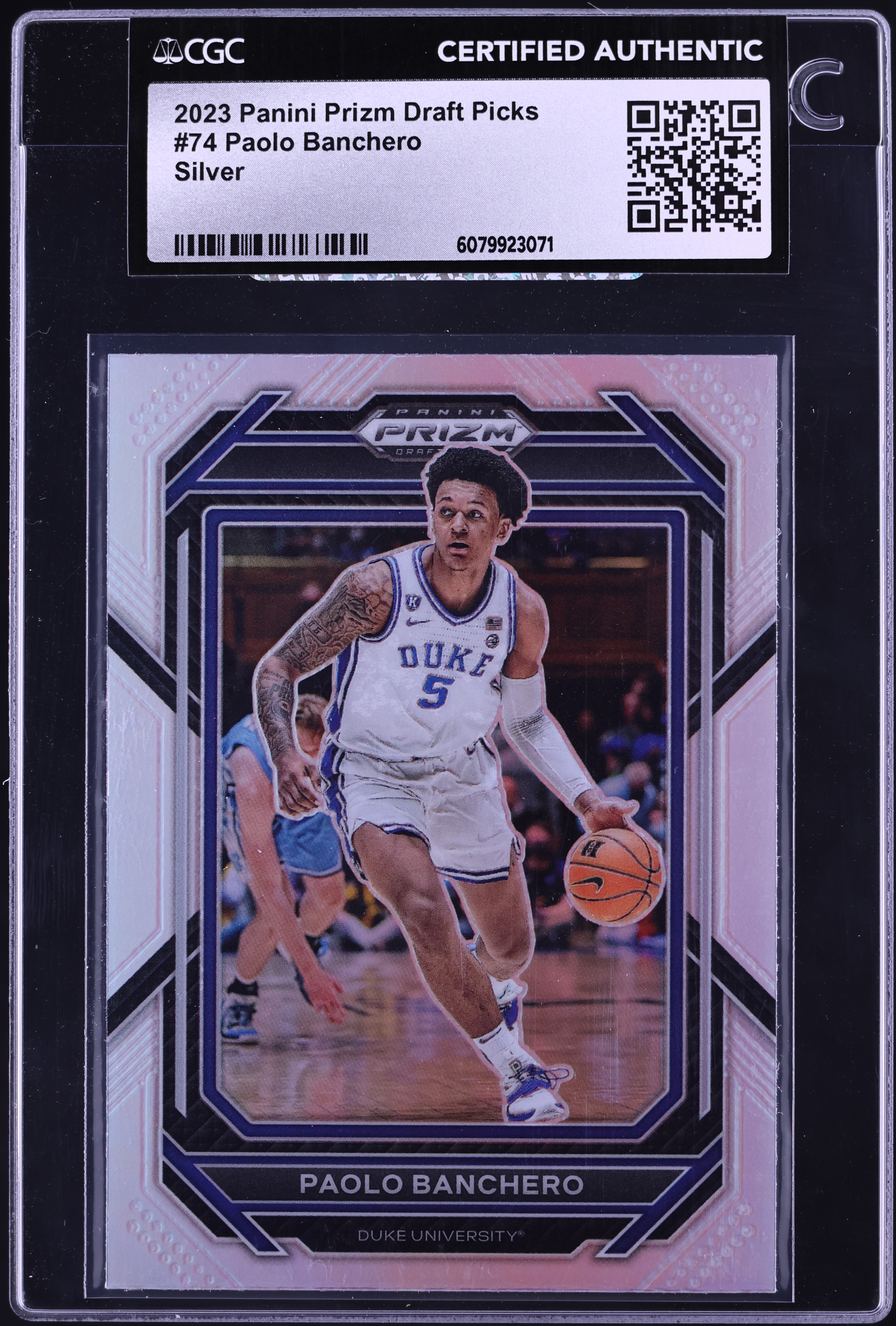 2023 Panini Prizm Draft Picks Silver Paolo Banchero #74 CGC AUTH