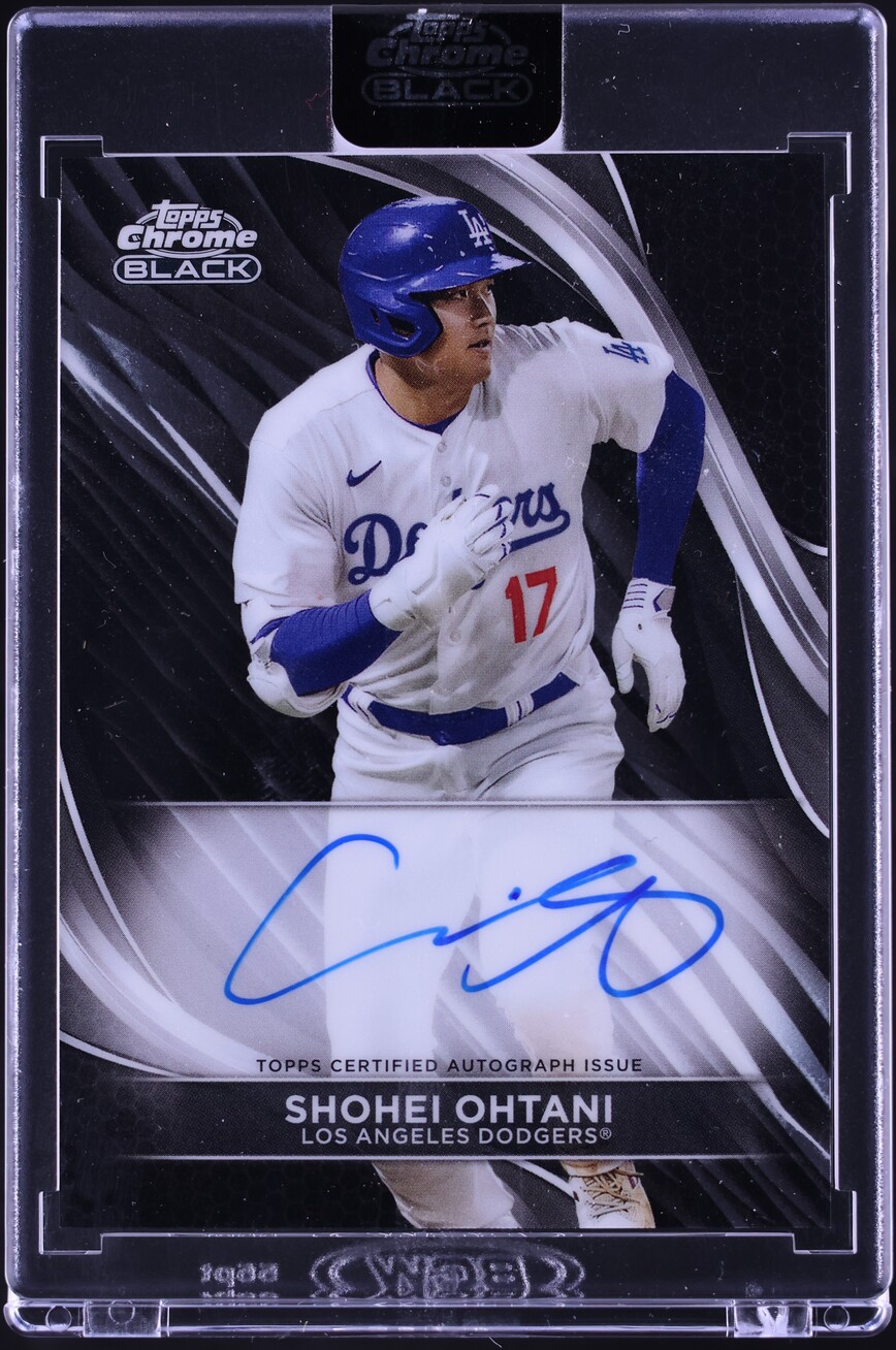 2024 Topps Chrome Black Shohei Ohtani AUTO #CBA-SO