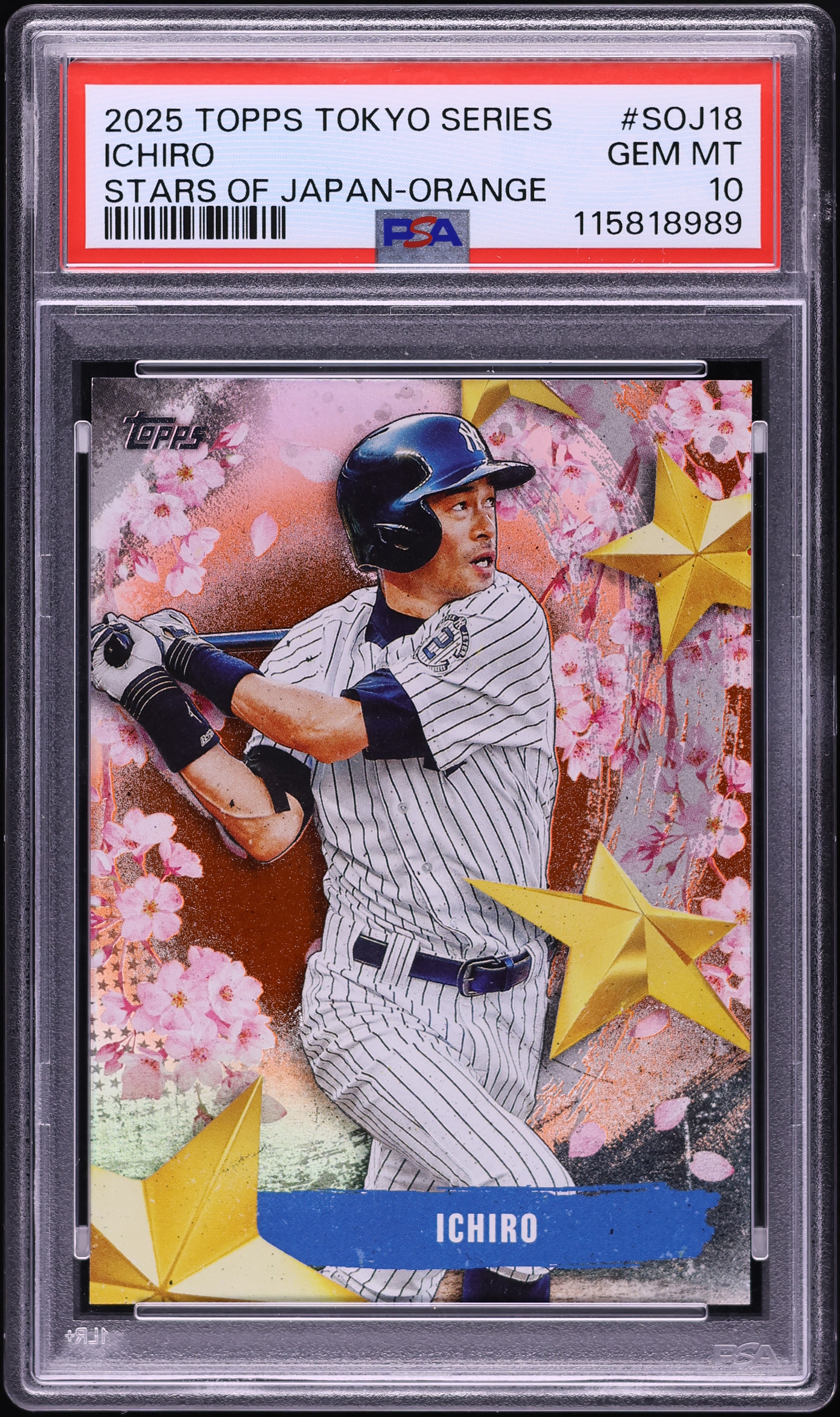 2025 Topps Tokyo Series Stars Of Japan Orange Ichiro /25 #SOJ18
