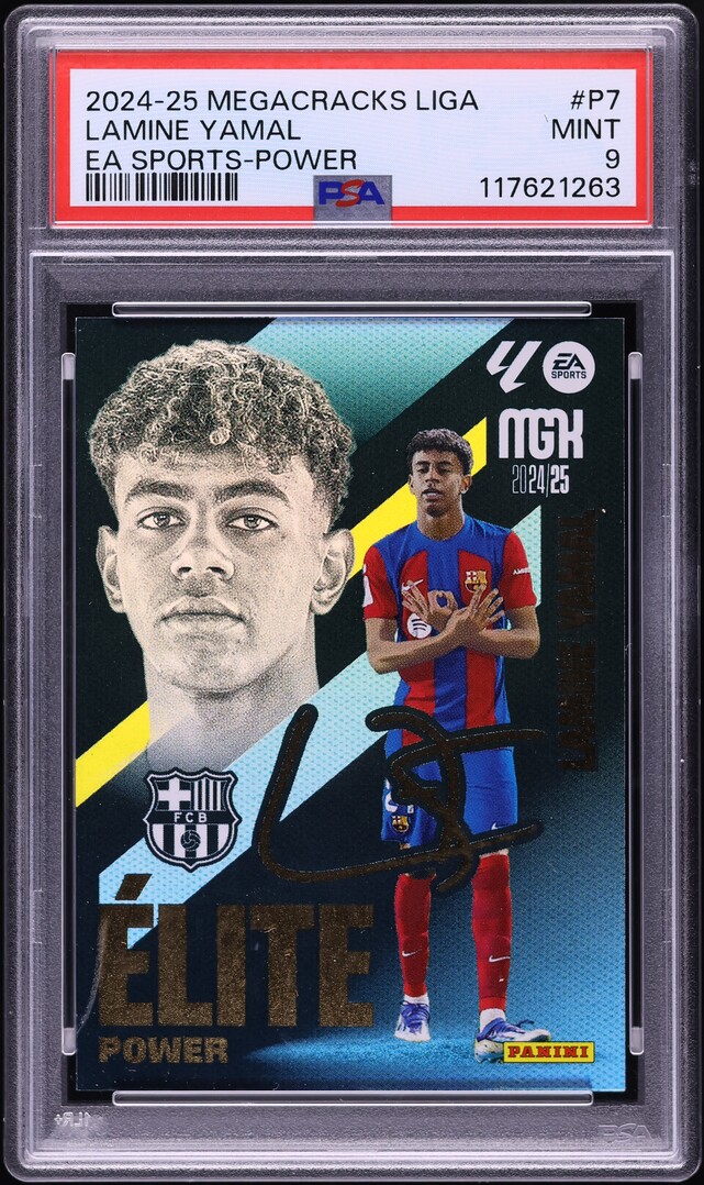 2024 Panini Megacracks La Liga EA Sports Power Lamine Yamal ROOKIE PSA 9 MINT