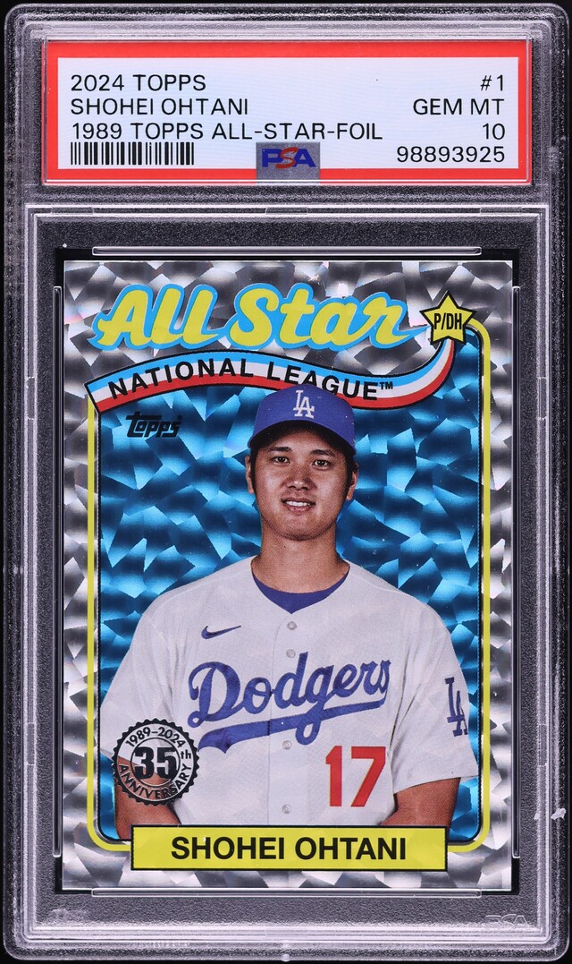 2024 Topps '89 All-Star Foil Shohei Ohtani #1 PSA 10 GEM MINT