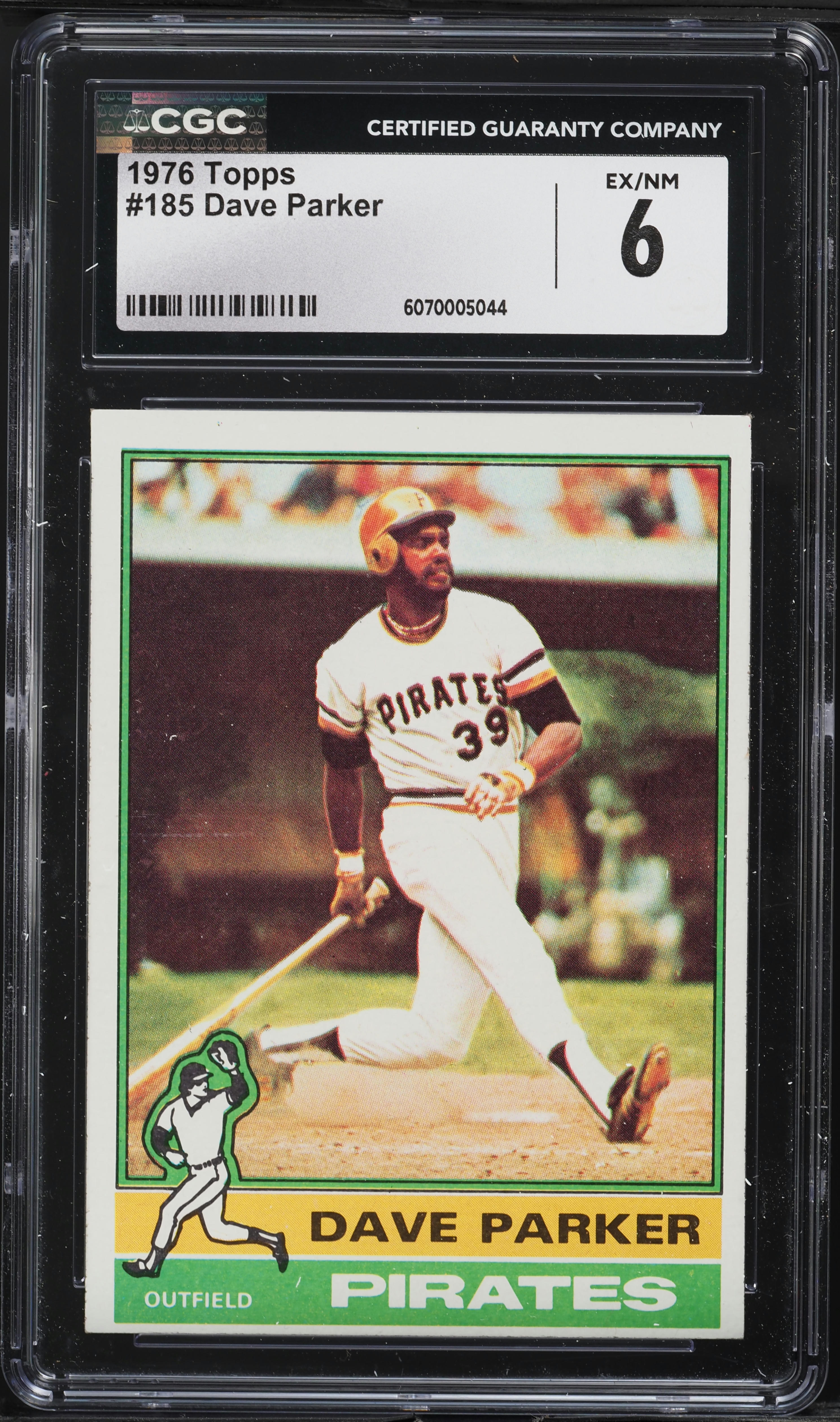 1976 Topps Dave Parker #185 CGC 6 EXMT on Fanatics Collect