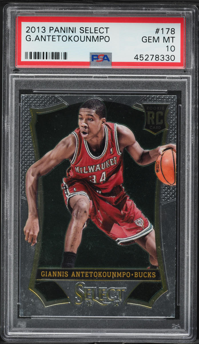 2013 Select Basketball Giannis Antetokounmpo ROOKIE #178 PSA 10 GEM MINT