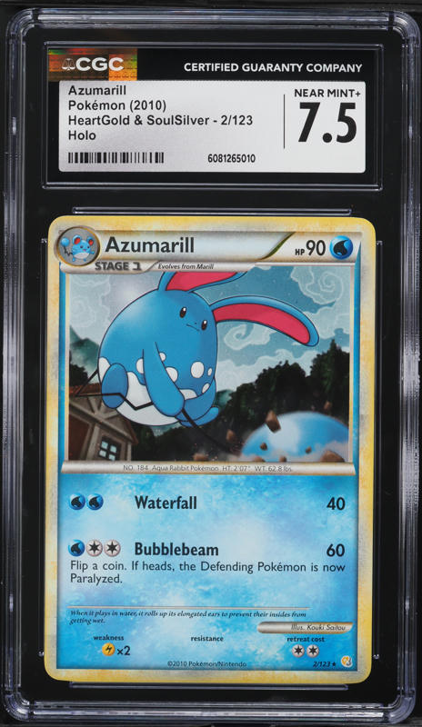 pokemon card azumarill - #184 Colorless Energized Balloon (60+) This attack does 40 more damage for each Psychic Energy attached to this Pokemon. Azumarill - 059/264 - Rare