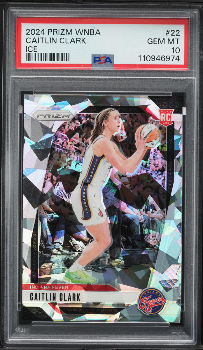 2024 Panini Prizm WNBA Ice Caitlin Clark ROOKIE #22 PSA 10 GEM MINT