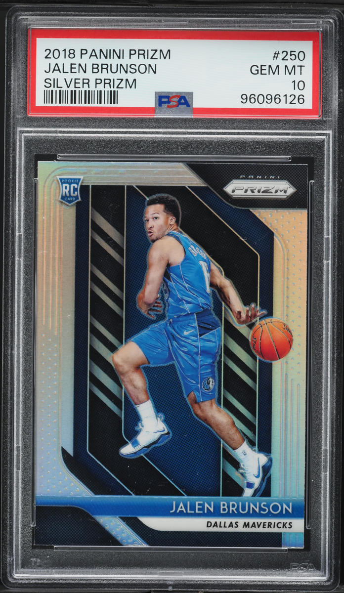 2018 Panini Prizm Silver Jalen Brunson ROOKIE #250 PSA 10 GEM MINT