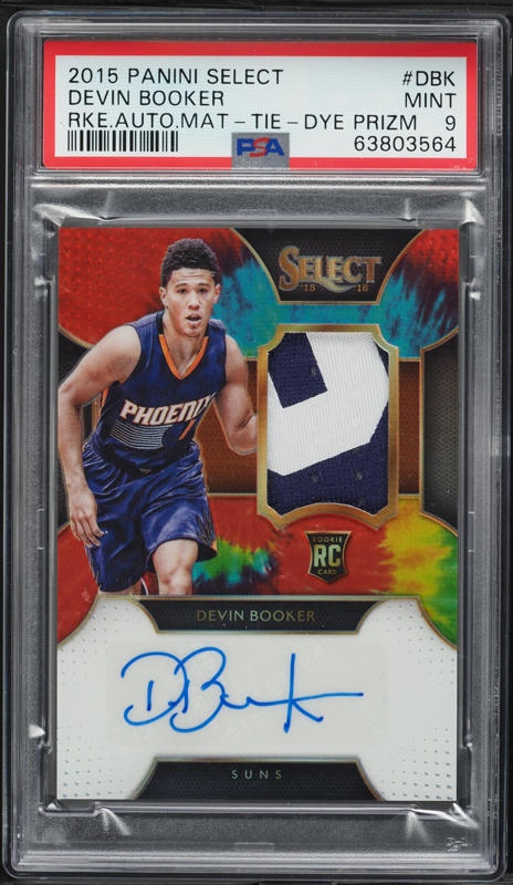 2015 Panini Prizm Black Devin Booker ROOKIE AUTO DNA 10 1/1 #P-DBK