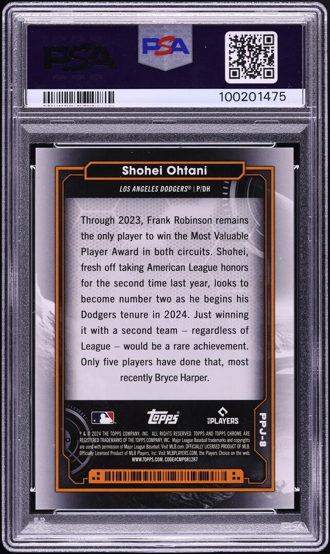 2024 Topps Chrome Cosmic Planetary Pursuit Jupiter Shohei Ohtani #8 PSA 9 MINT