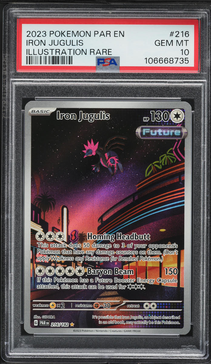 2023 Pokemon Scarlet & Violet Paradox Rift IR Iron Jugulis #216