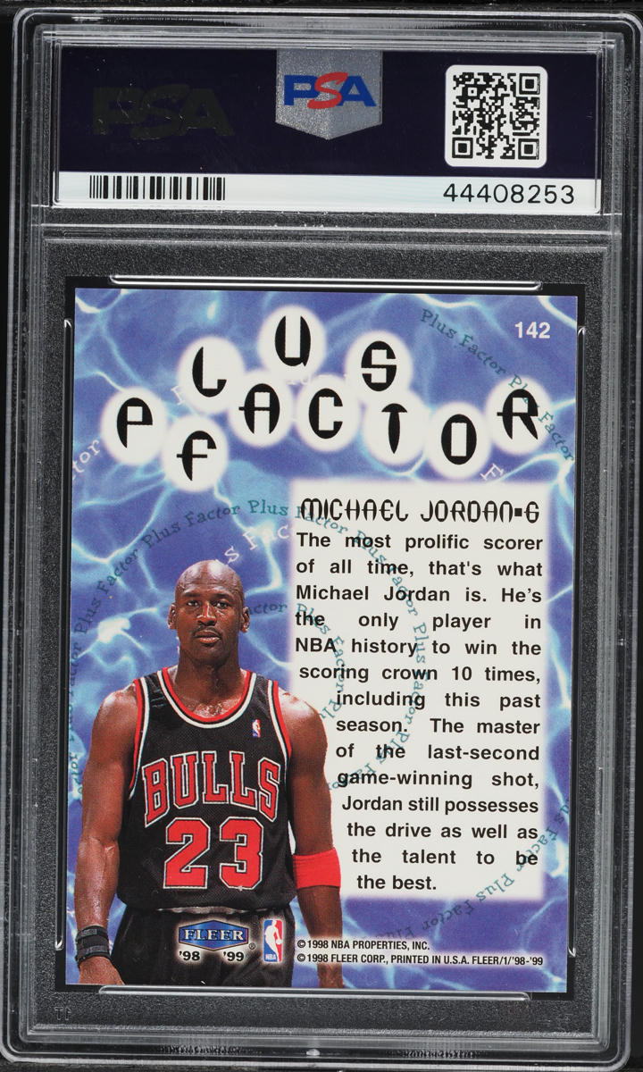1998レア/100枚限定PSA MICHAEL JORDAN MJx LIVE