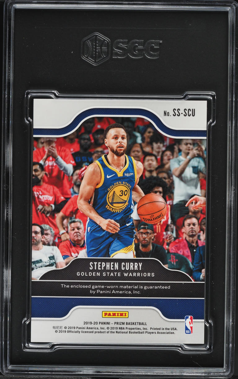 2019 Panini Prizm Sensational Swatches Stephen Curry PATCH #SS-SCU 