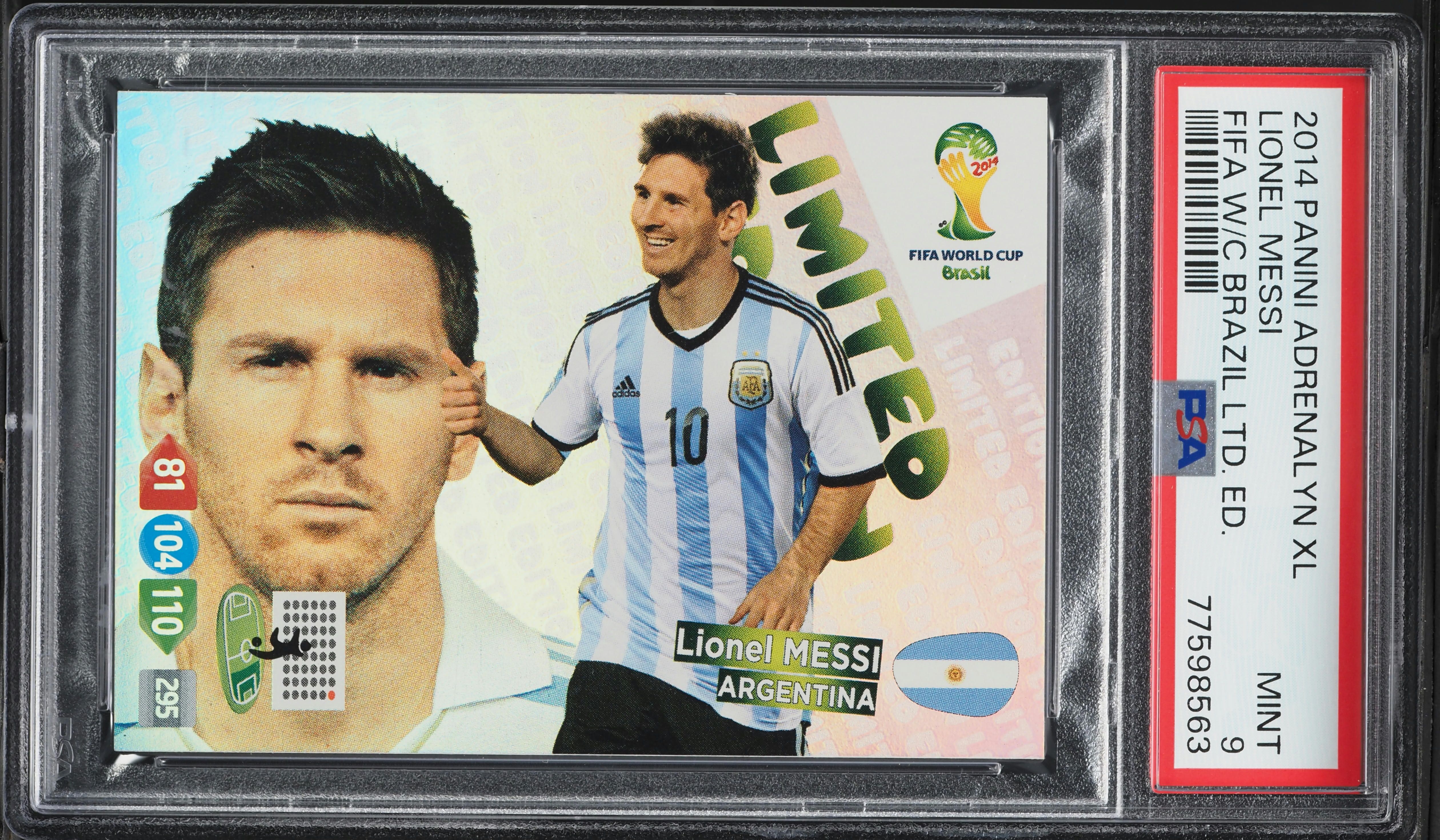 2014 Panini Adrenalyn XL FIFA World Cup Brazil Limited Lionel