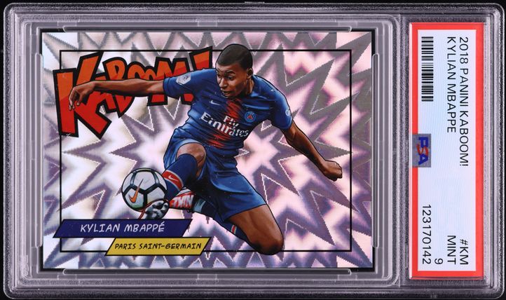 2018 Panini Instant World Cup Kylian Mbappe ROOKIE /495 #292 CSG 9