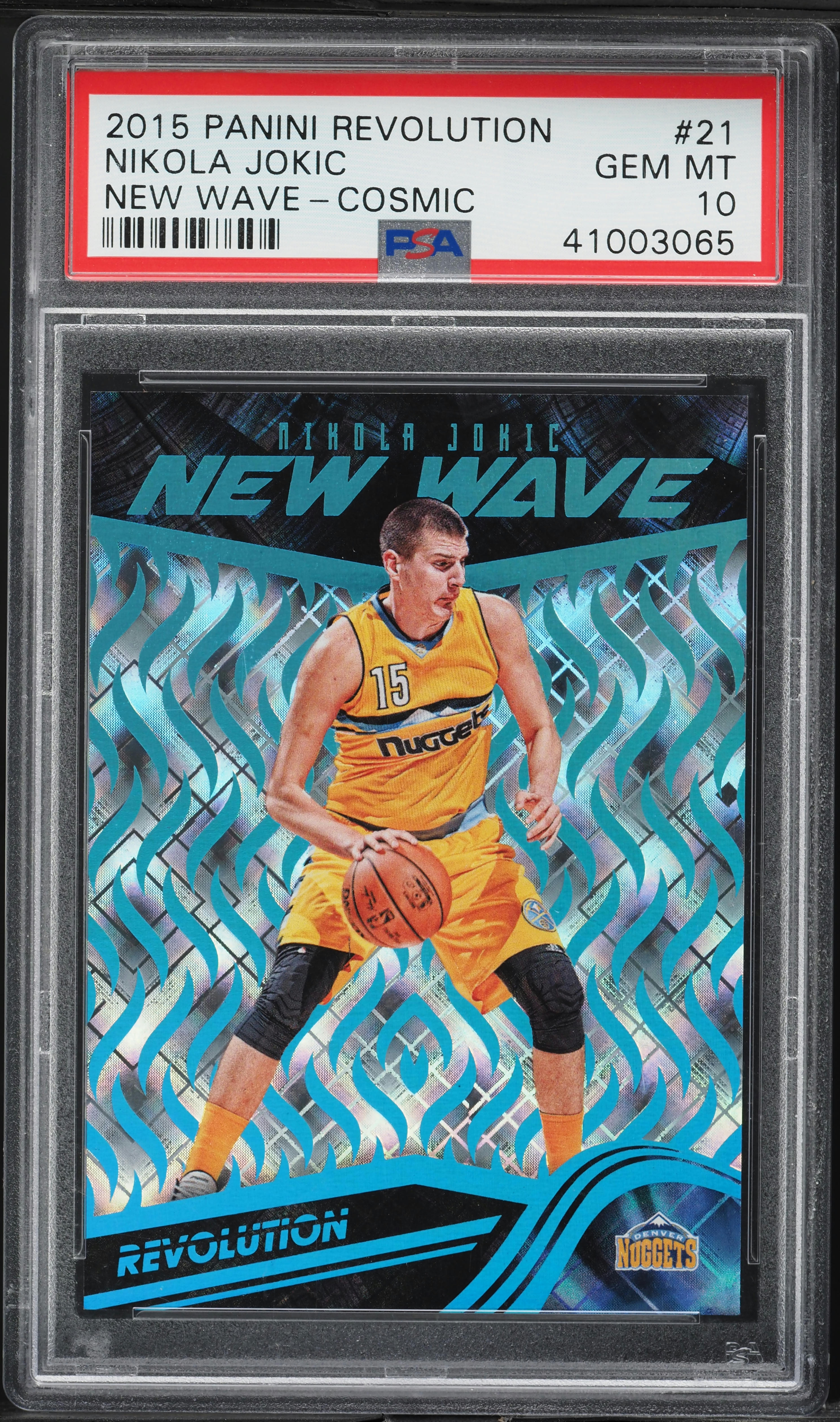 2015 Panini Revolution New Wave Cosmic Nikola Jokic ROOKIE /100 