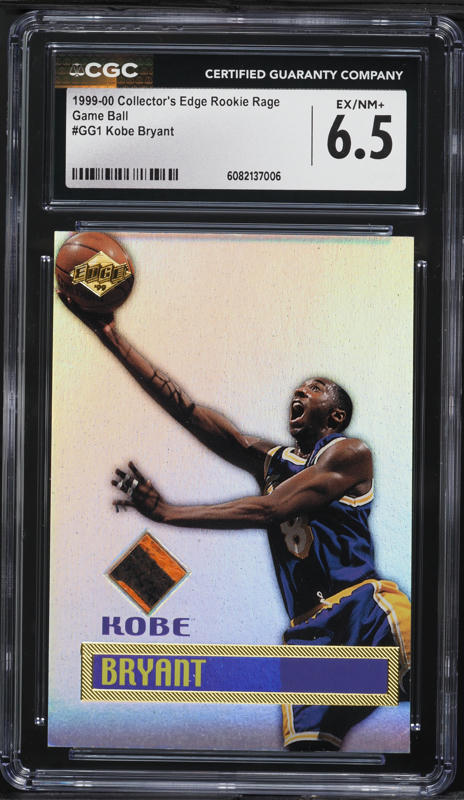 1999 Skybox Apex Cutting Edge Warp Tek Kobe Bryant /25 #5CE PSA 9