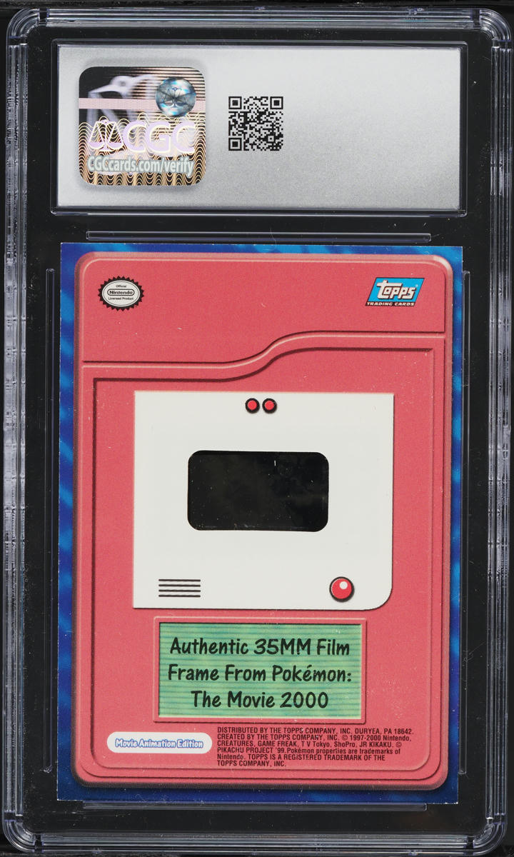 pokemon movie card value 2000 Topps The Authentic Film Frame CGC 8.5 NM-MT+ on Fanatics Collect any damage done by the attack is reduced by 10 (after applying Weakness and Resistance) 2000 Pokemon Movie Pokemon Cards