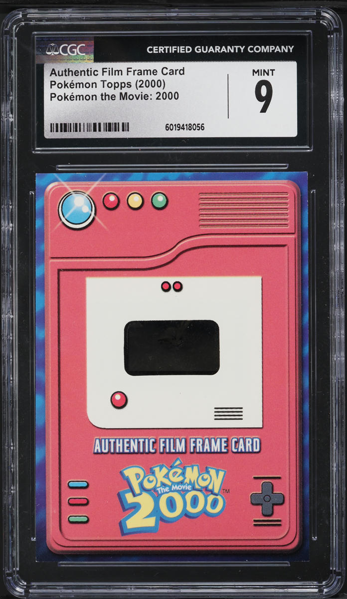 2000 Topps Pokemon The Movie Authentic Film Frame Card CGC 9 MINT 2000 Topps Pokemon The Movie Authentic Film Frame Card CGC 9 MINT