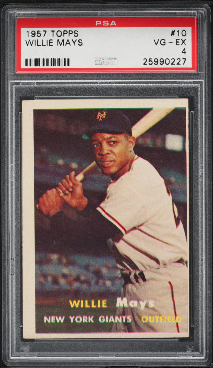 1957 Topps Willie Mays #10 PSA 4 VGEX